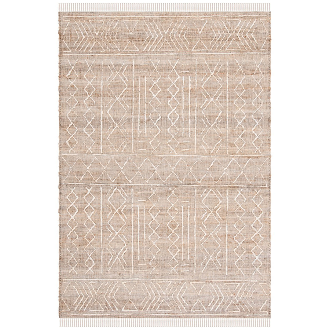 SAFAVIEH Natural Fiber NFB408A Natural / Ivory Rug Image 1