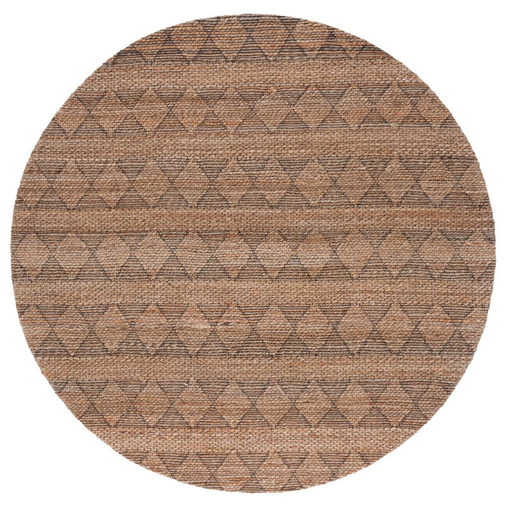 SAFAVIEH Natural Fiber NFB551A Natural / Black Rug Image 1