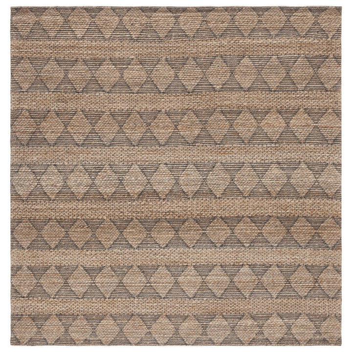 SAFAVIEH Natural Fiber NFB551A Natural / Black Rug Image 5