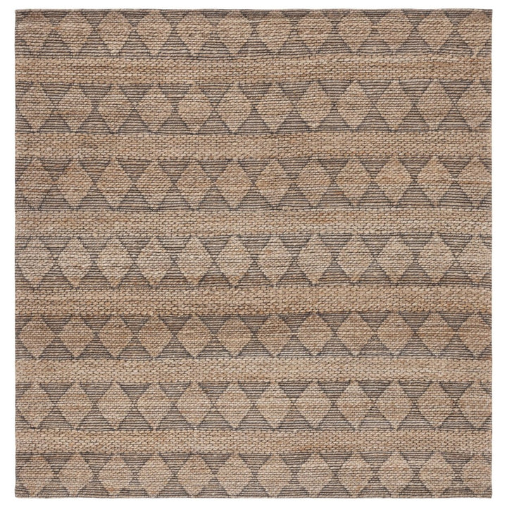 SAFAVIEH Natural Fiber NFB551A Natural / Black Rug Image 1