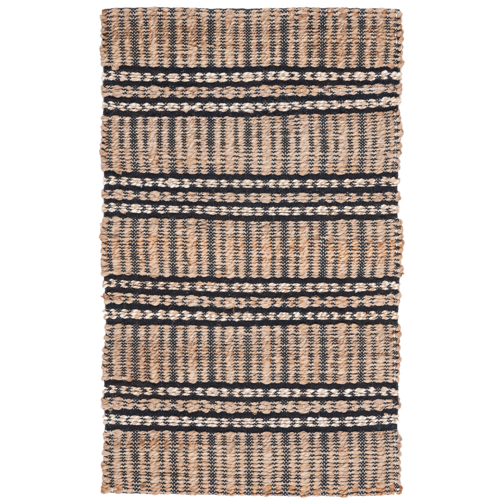 SAFAVIEH Natural Fiber NFB651Z Black / Natural Rug Image 2