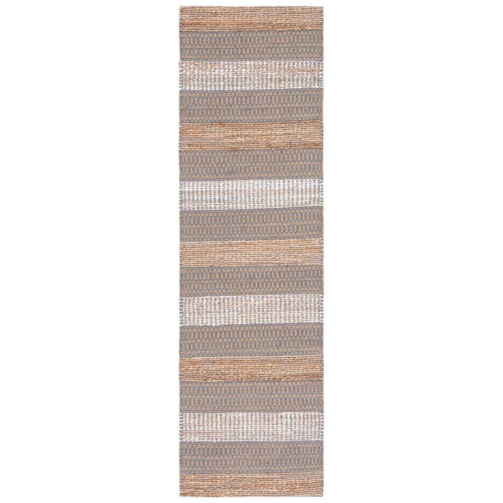 SAFAVIEH Natural Fiber NFB652F Grey / Natural Rug Image 2