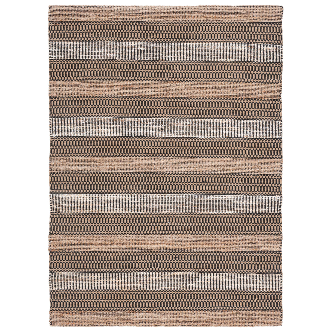 SAFAVIEH Natural Fiber NFB652Z Black / Natural Rug Image 2