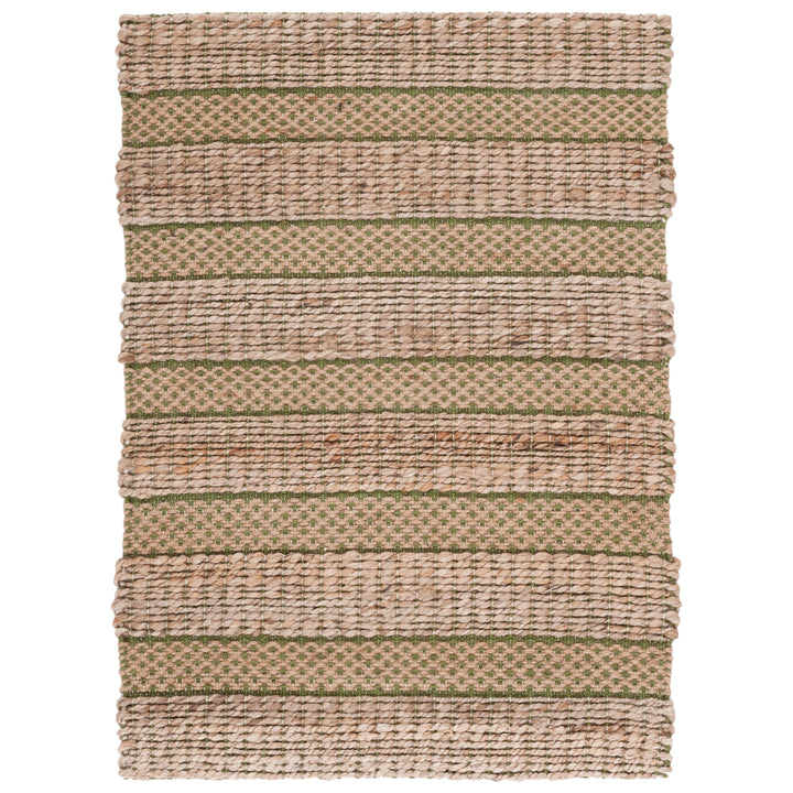 SAFAVIEH Natural Fiber NFB654Y Green / Natural Rug Image 3