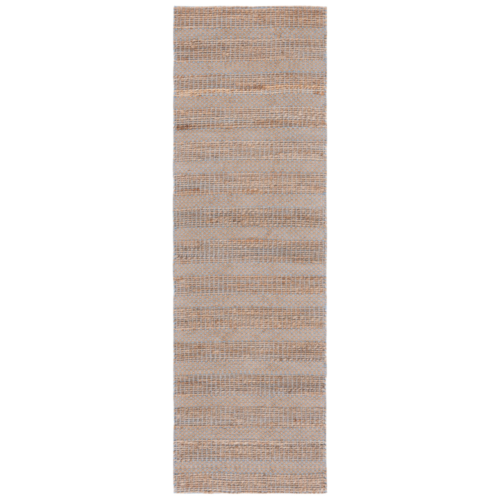 SAFAVIEH Natural Fiber NFB654M Light Blue / Natural Rug Image 2