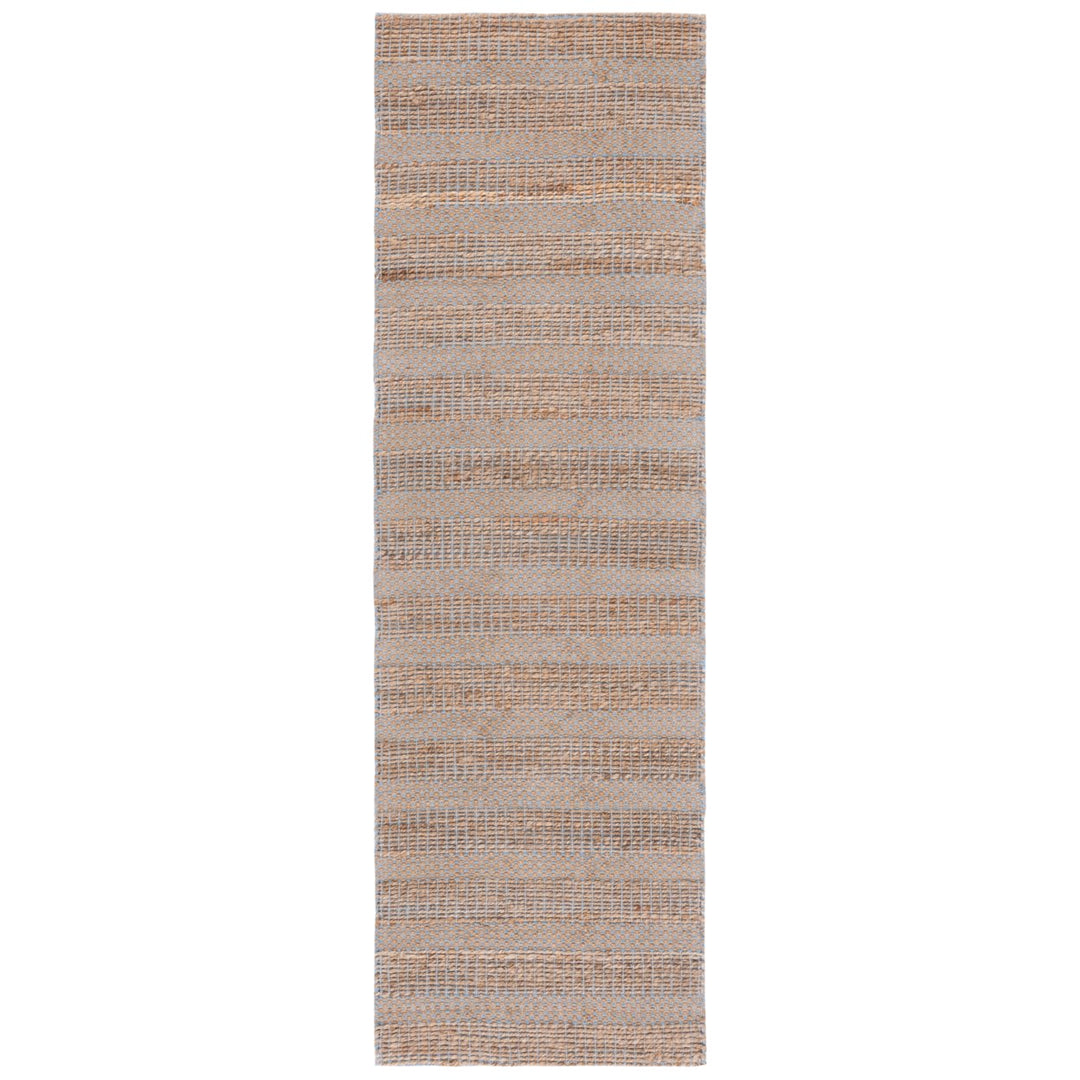 SAFAVIEH Natural Fiber NFB654M Light Blue / Natural Rug Image 1