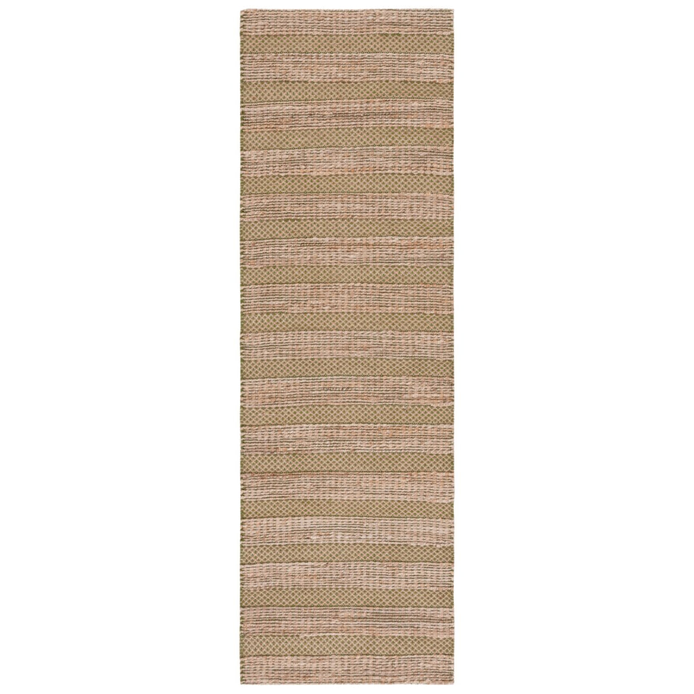 SAFAVIEH Natural Fiber NFB654Y Green / Natural Rug Image 2