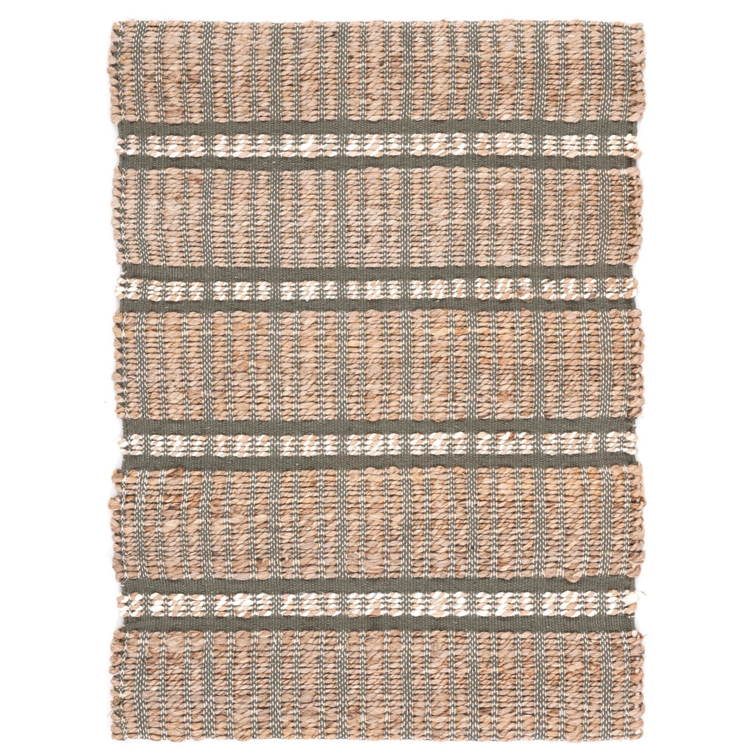 SAFAVIEH Natural Fiber NFB656X Olive / Natural Rug Image 1