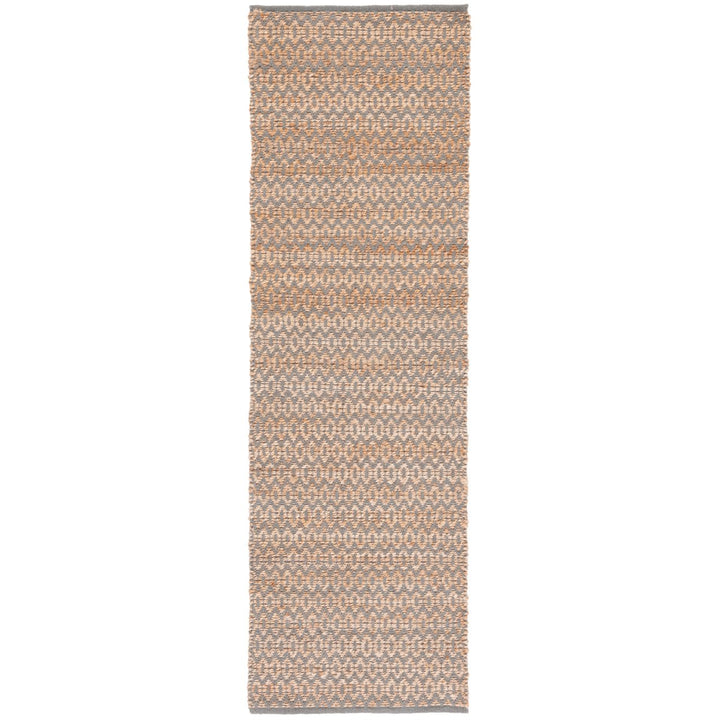 SAFAVIEH Natural Fiber NFB701G Natural / Grey Rug Image 1