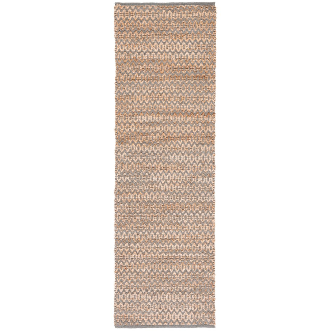 SAFAVIEH Natural Fiber NFB701G Natural / Grey Rug Image 1