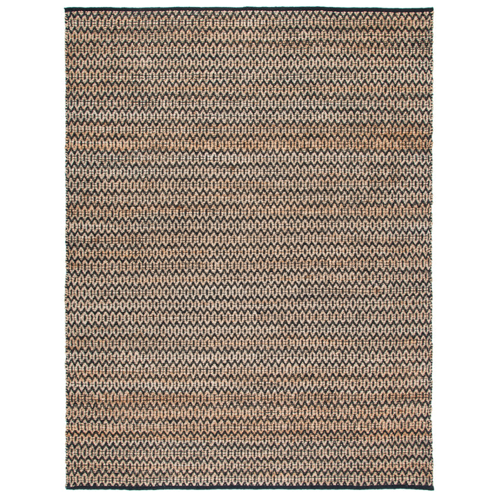 SAFAVIEH Natural Fiber NFB701Z Natural / Black Rug Image 1