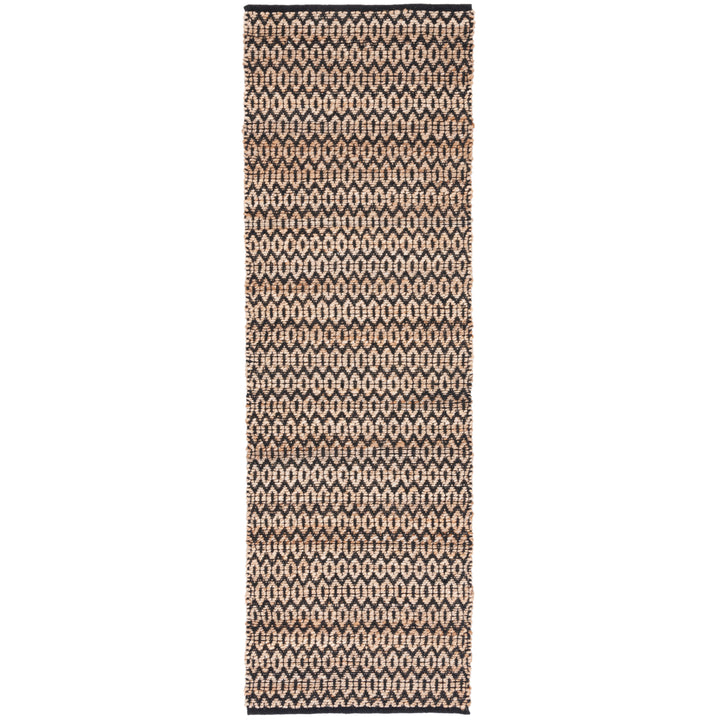 SAFAVIEH Natural Fiber NFB701Z Natural / Black Rug Image 3