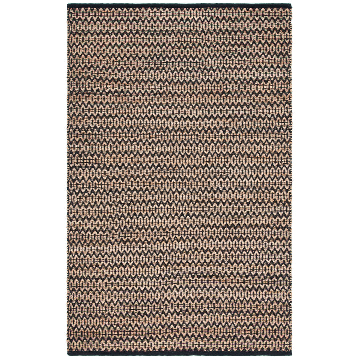 SAFAVIEH Natural Fiber NFB701Z Natural / Black Rug Image 7