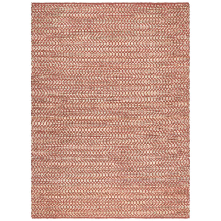 SAFAVIEH Natural Fiber NFB701P Natural / Rust Rug Image 1