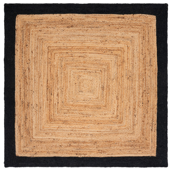 SAFAVIEH Natural Fiber NFB852Z Natural / Black Rug Image 6