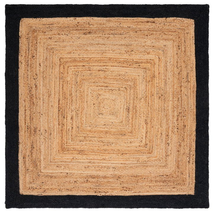 SAFAVIEH Natural Fiber NFB852Z Natural / Black Rug Image 1