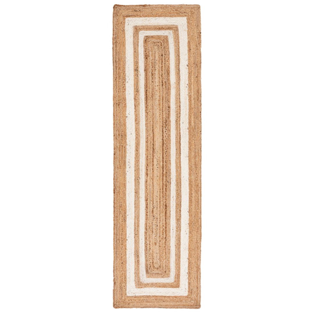 SAFAVIEH Natural Fiber NFB851A Ivory / Natural Rug Image 1