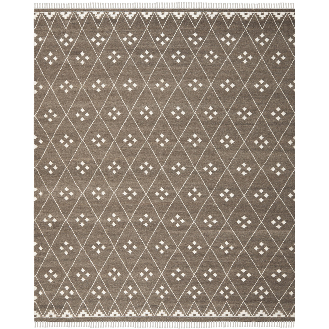 SAFAVIEH Natural Kilim NKM316A Brown / Ivory Rug Image 1