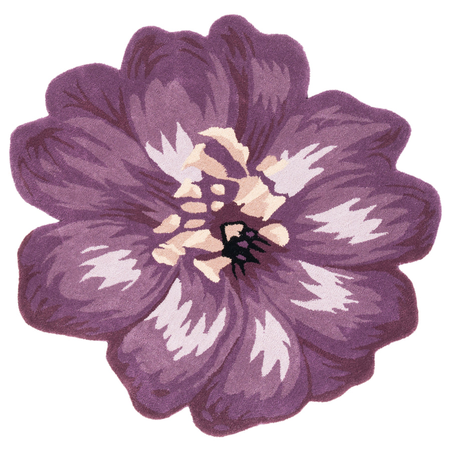 SAFAVIEH Novelty Collection NOV254A Handmade Lilac Rug Image 1
