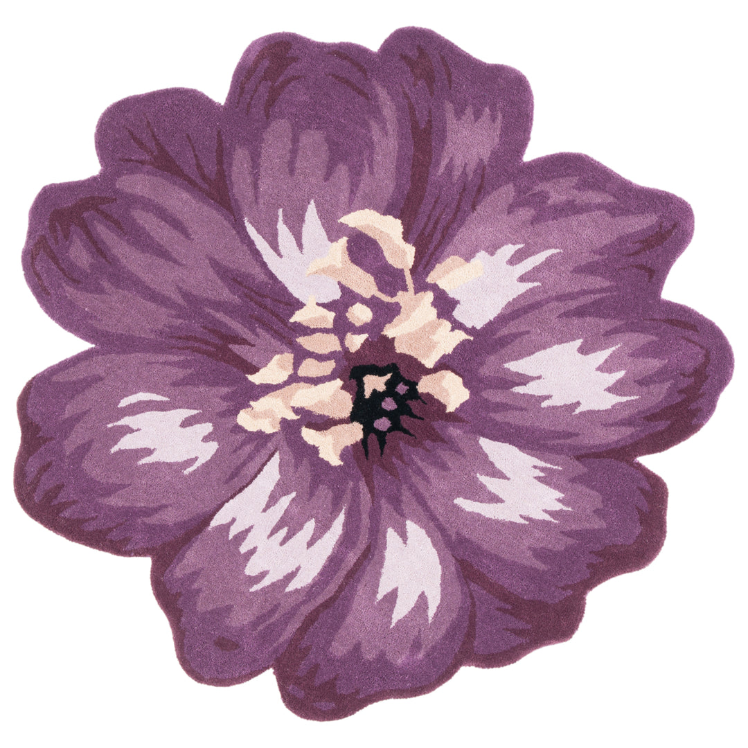SAFAVIEH Novelty Collection NOV254A Handmade Lilac Rug Image 4