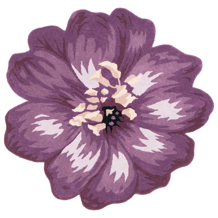 SAFAVIEH Novelty Collection NOV254A Handmade Lilac Rug Image 1