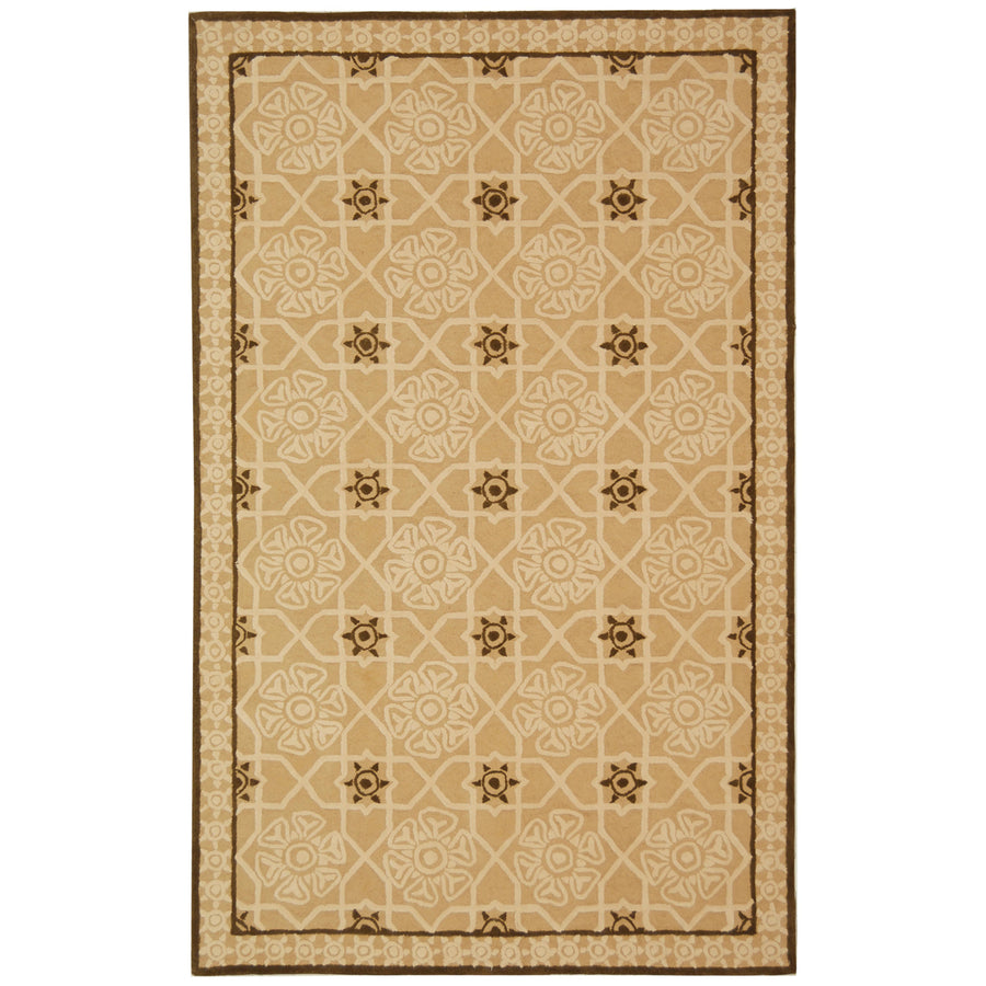 SAFAVIEH Newport NPT423A Hand-hooked Creme / Ivory Rug Image 1