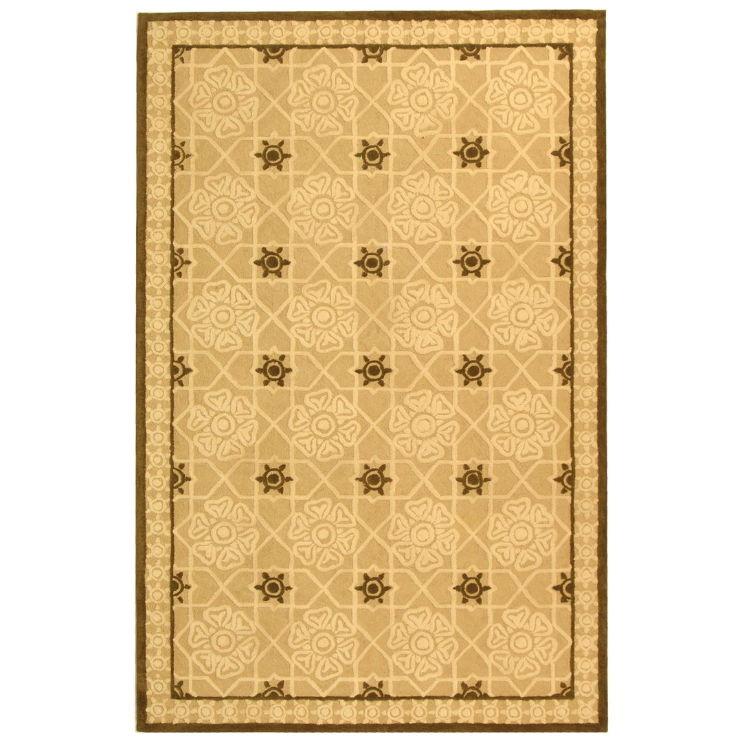 SAFAVIEH Newport NPT423A Hand-hooked Creme / Ivory Rug Image 1