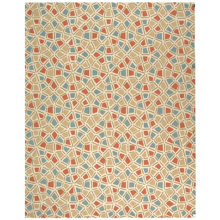 SAFAVIEH Newport NPT426A Hand-hooked Red / Blue Rug Image 1