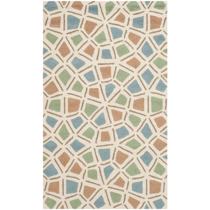 SAFAVIEH Newport NPT426C Hand-hooked Blue / Green Rug Image 3