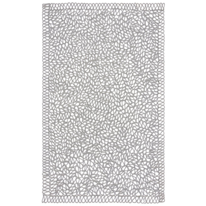 SAFAVIEH Novelty NOV702Z Hand-knotted Black / Ivory Rug Image 1