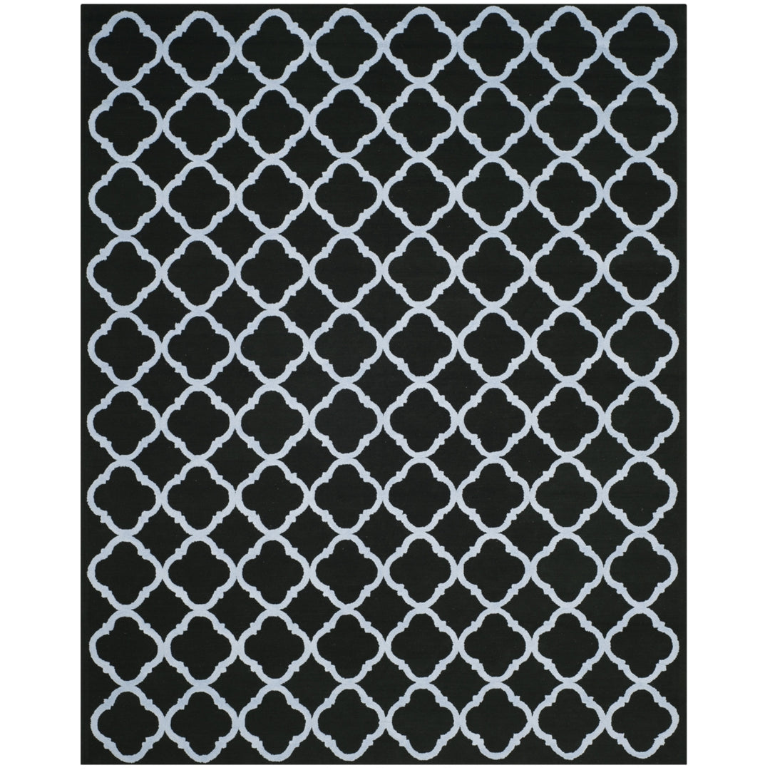 SAFAVIEH Newport NPT430B Hand-hooked Black / Blue Rug Image 1