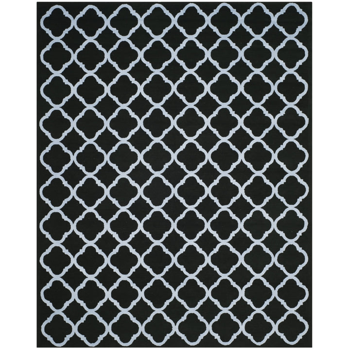 SAFAVIEH Newport NPT430B Hand-hooked Black / Blue Rug Image 1