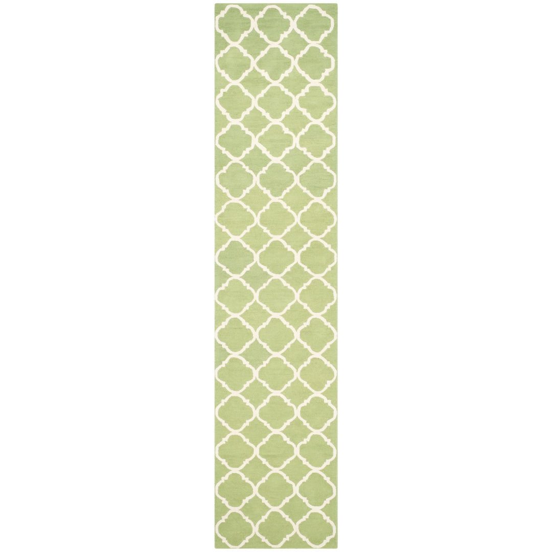 SAFAVIEH Newport NPT430C Hand-hooked Green / Ivory Rug Image 4