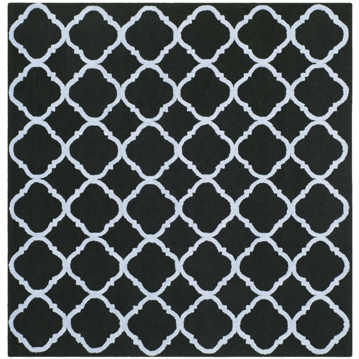 SAFAVIEH Newport NPT430B Hand-hooked Black / Blue Rug Image 5