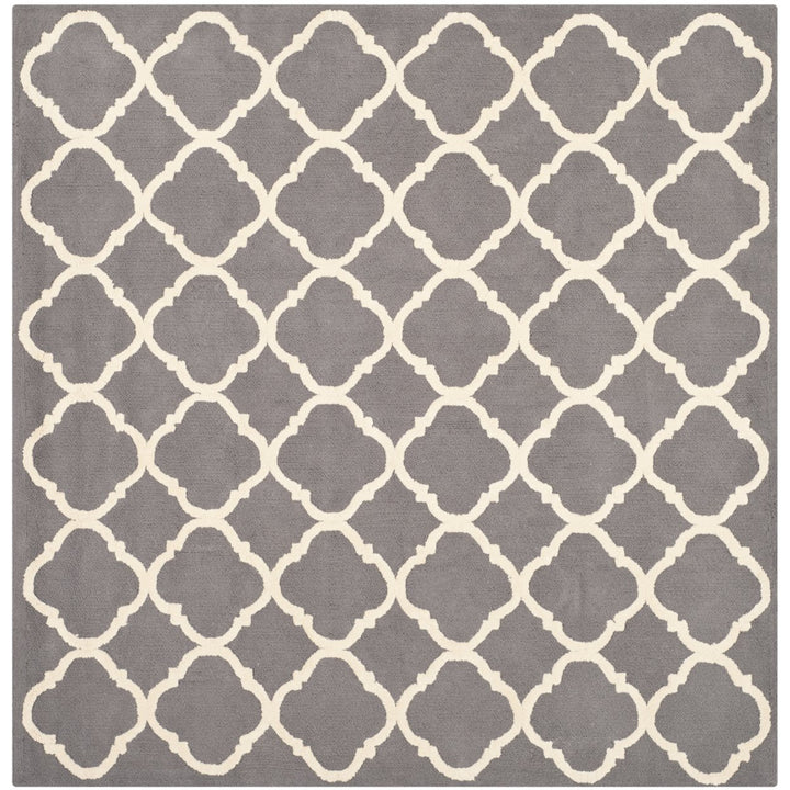 SAFAVIEH Newport NPT430A Hand-hooked Grey / Ivory Rug Image 5