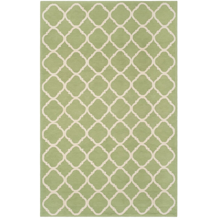 SAFAVIEH Newport NPT430C Hand-hooked Green / Ivory Rug Image 9