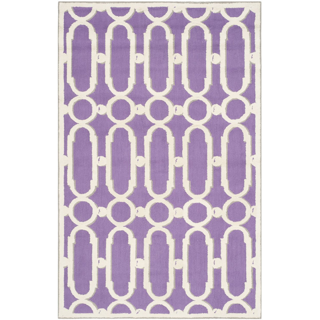 SAFAVIEH Newport NPT434B Hand-hooked Purple / White Rug Image 7