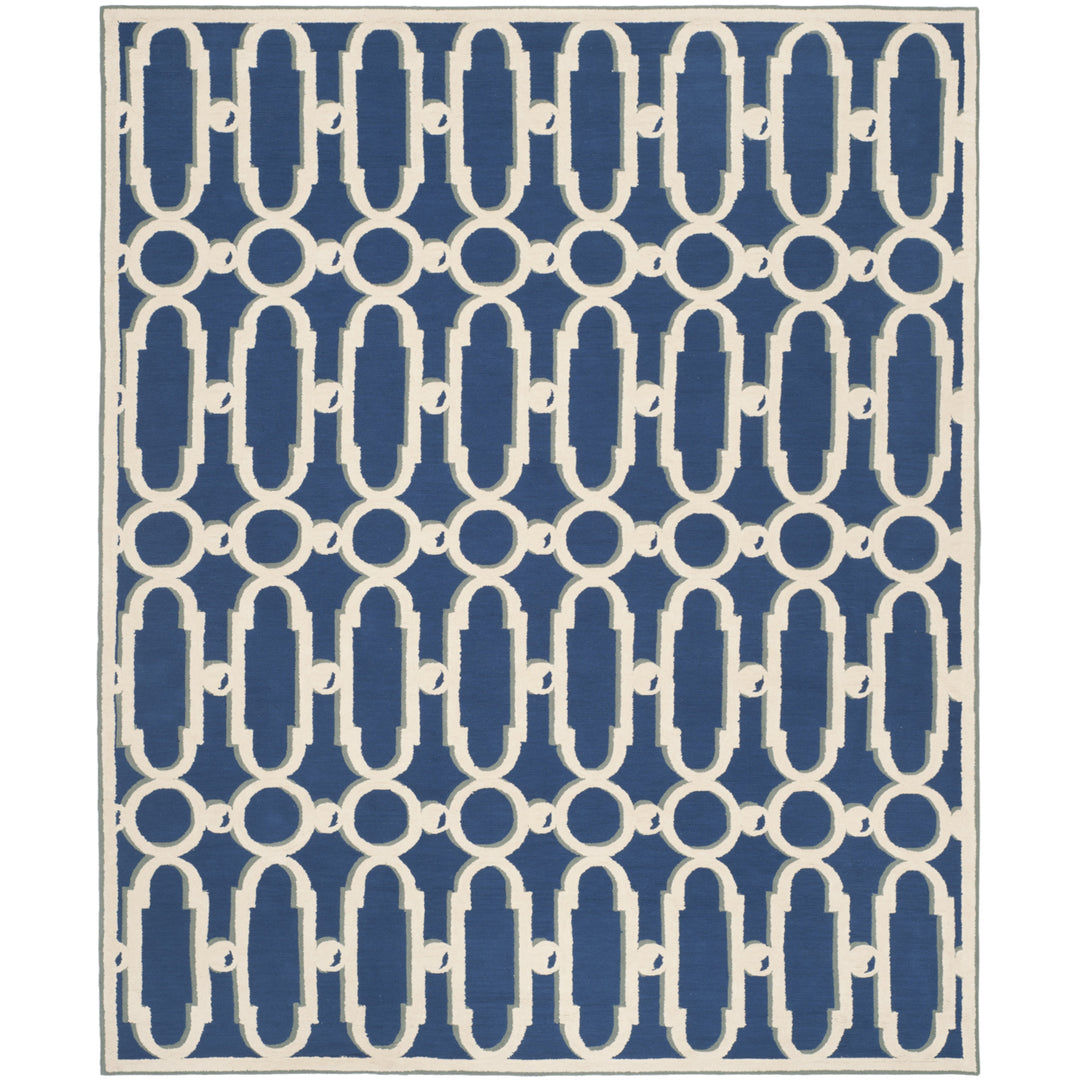 SAFAVIEH Newport NPT434C Royal Blue / White Rug Image 1