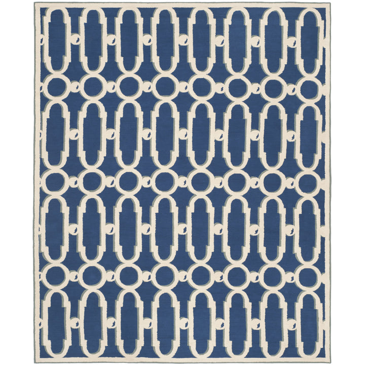 SAFAVIEH Newport NPT434C Royal Blue / White Rug Image 1