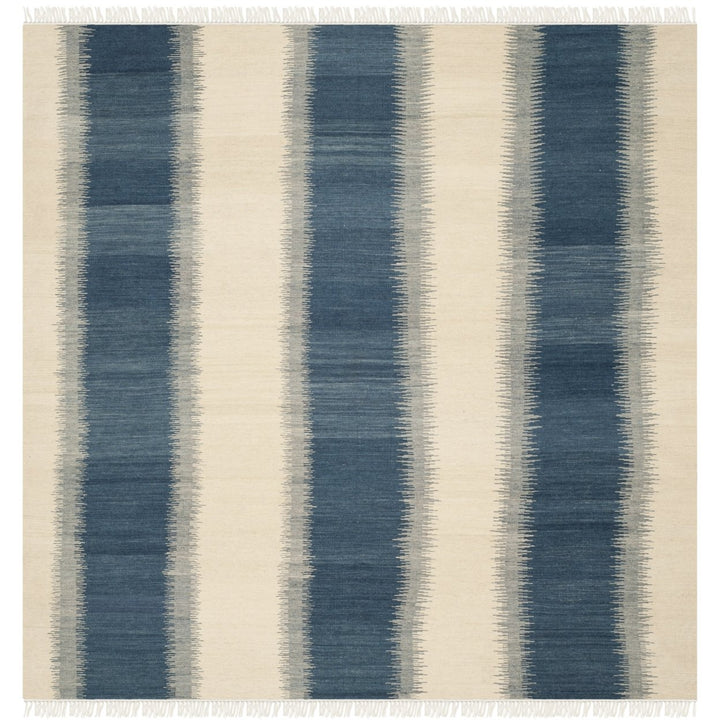 SAFAVIEH Kilim NVK213A Handwoven Blue / Ivory Rug Image 1