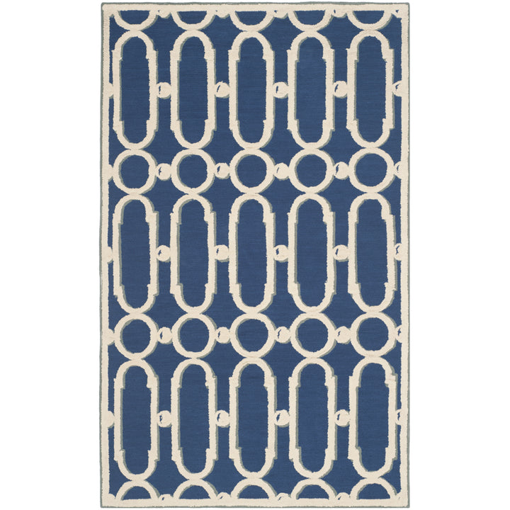 SAFAVIEH Newport NPT434C Royal Blue / White Rug Image 7