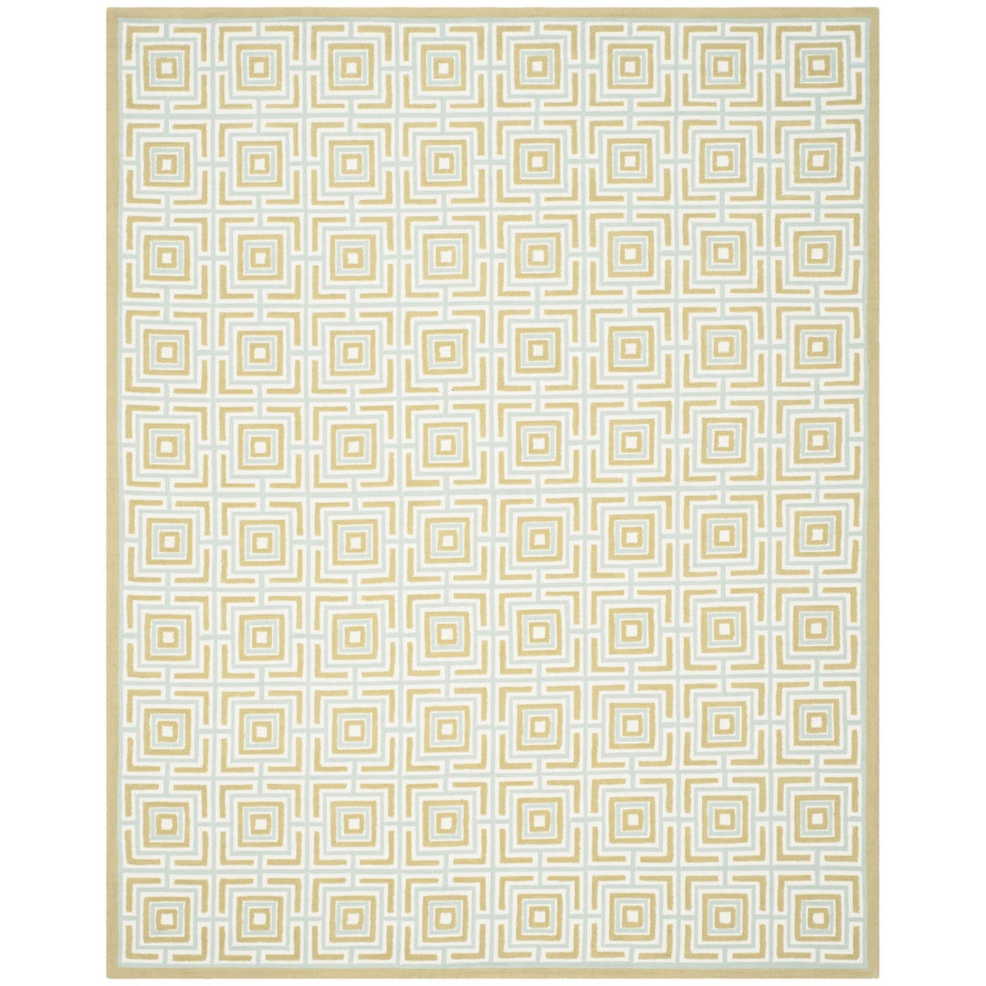 SAFAVIEH Newport NPT438C Olive / Light Blue Rug Image 1