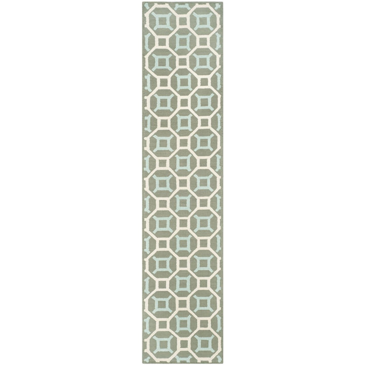 SAFAVIEH NPT439E Newport Aquamarine / White Image 2