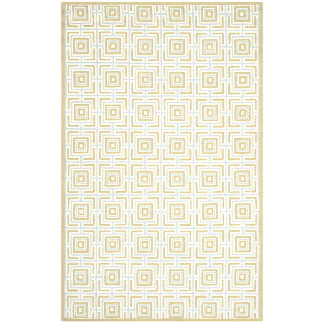 SAFAVIEH Newport NPT438C Olive / Light Blue Rug Image 7