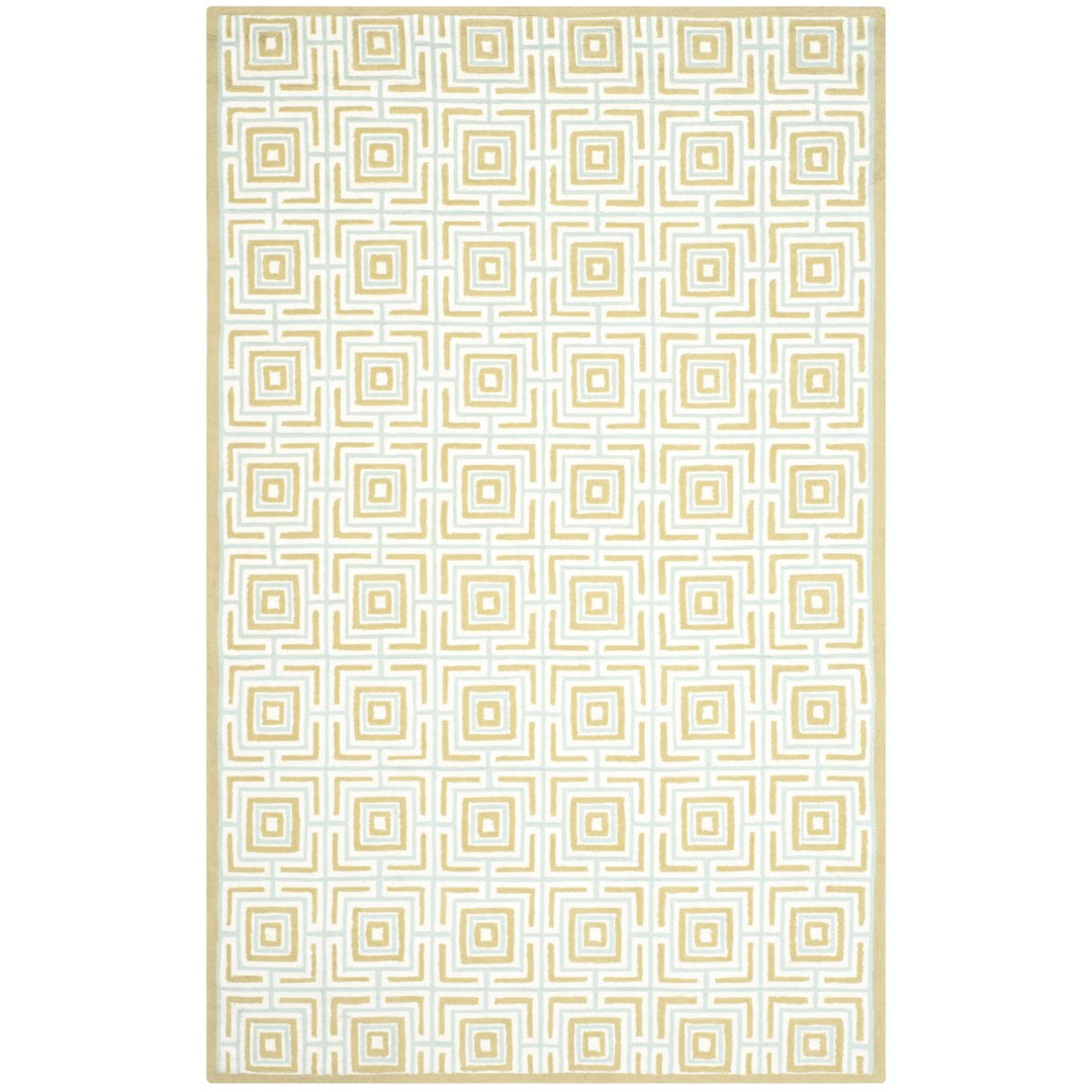 SAFAVIEH Newport NPT438C Olive / Light Blue Rug Image 1