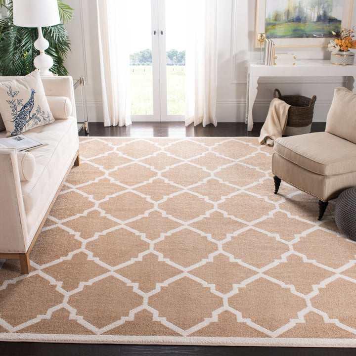 SAFAVIEH Newport Collection NPTS512B Sand / Beige Rug Image 1