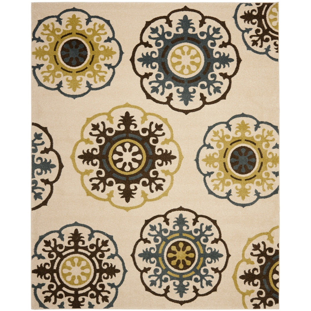 SAFAVIEH Newbury Collection NWB8699-1265 Ivory / Blue Rug Image 5