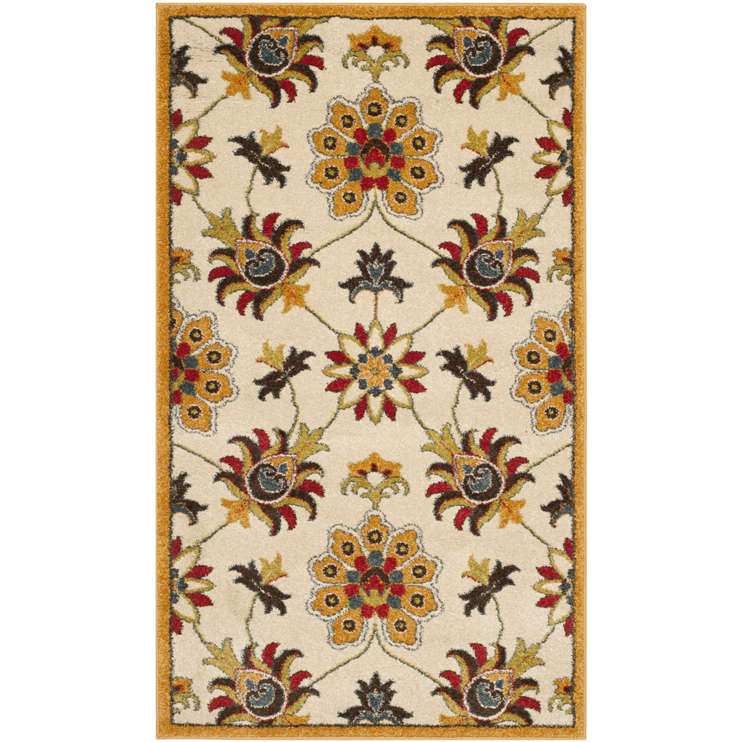 SAFAVIEH Newbury Collection NWB8701-1220 Ivory / Gold Rug Image 4