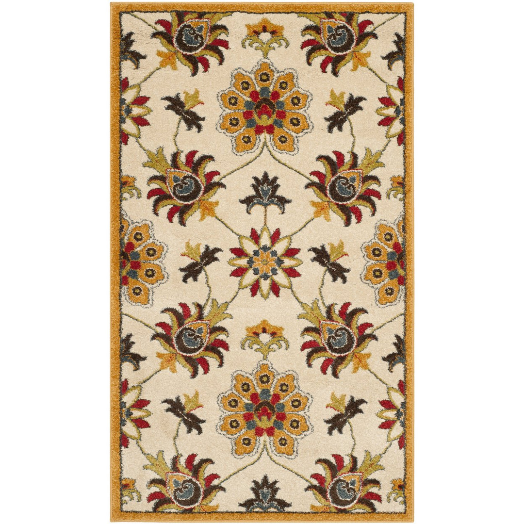 SAFAVIEH Newbury Collection NWB8701-1220 Ivory / Gold Rug Image 1