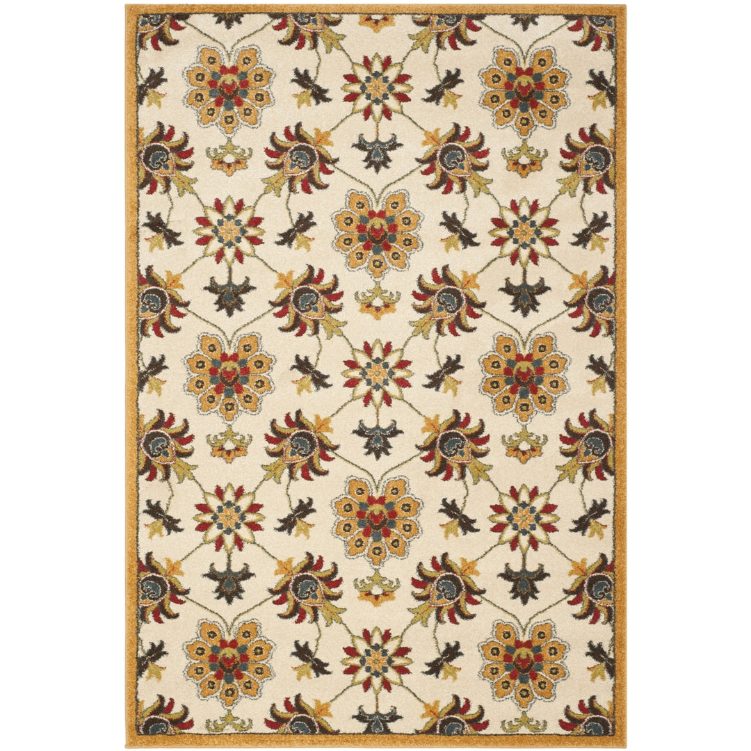 SAFAVIEH Newbury Collection NWB8704-1220 Ivory / Gold Rug Image 4